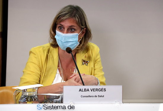 Catalan health minister Alba Vergés (by Pol Solà)